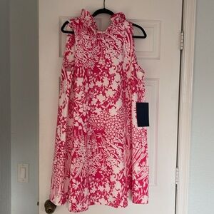 Tuckernuck hot pink wildflower Blythe dress size XXL